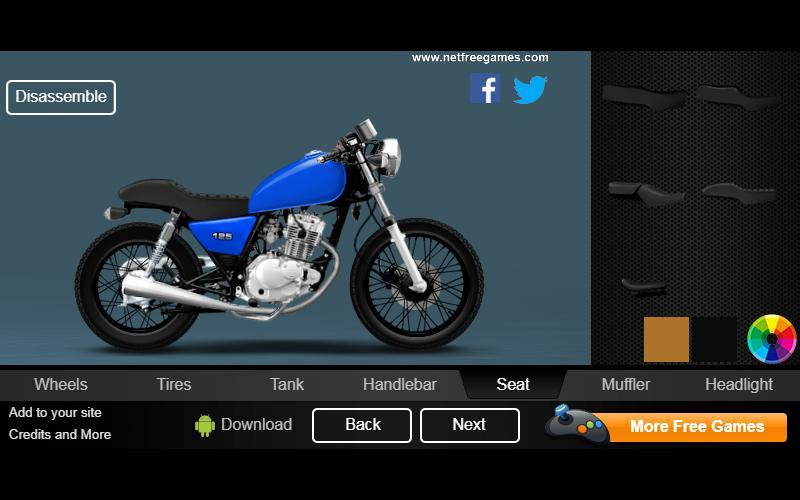 Create Your Custom Bike 125 (itch) - кадр 1