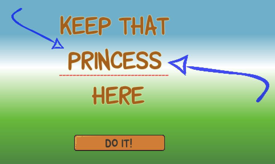 Keep That Princess HERE! [Incomplete] (itch) - кадр 1
