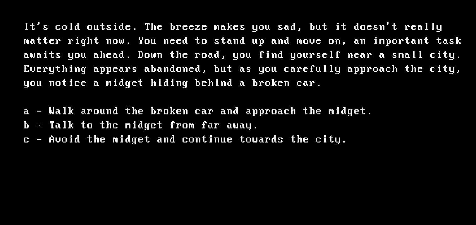 THE PATH - A SHORT INTERACTIVE EXPERIENCE (itch) - кадр 1