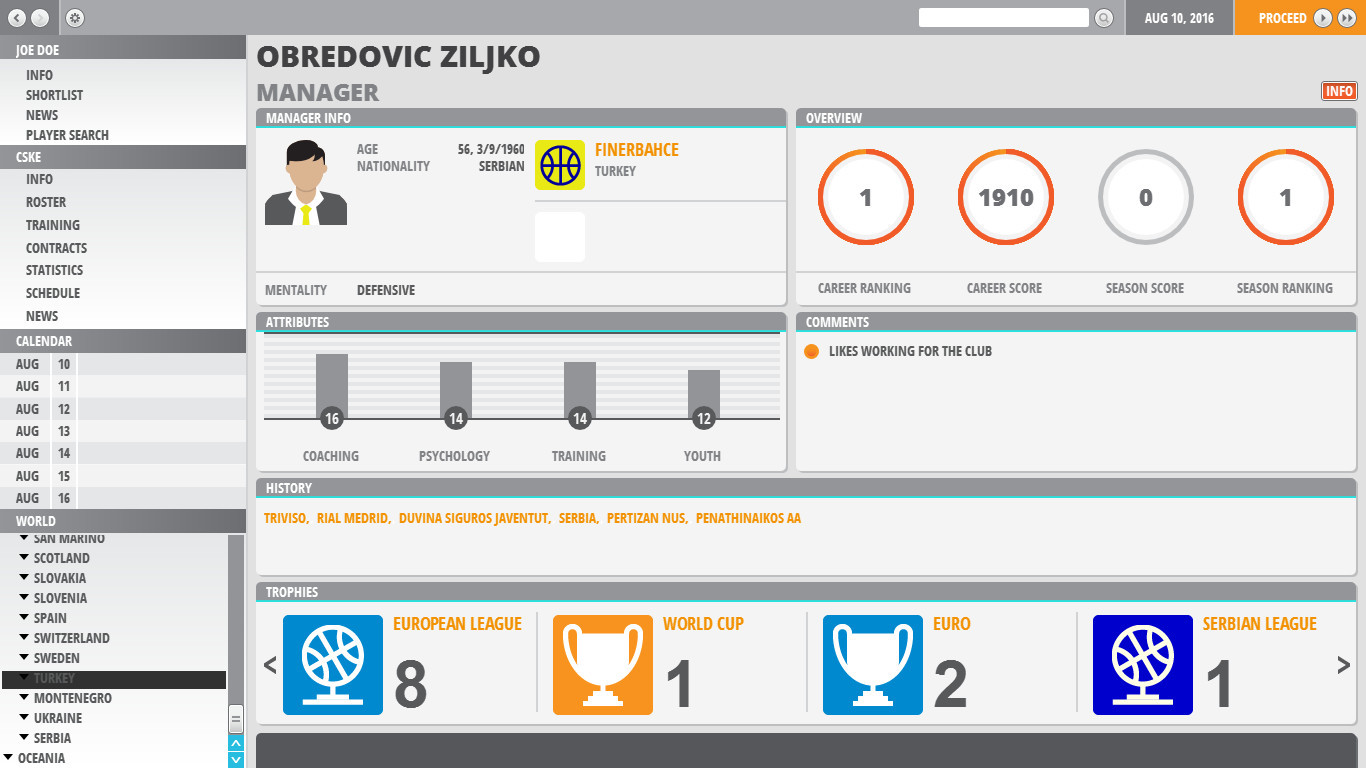 World Basketball Manager 2 - кадр 1