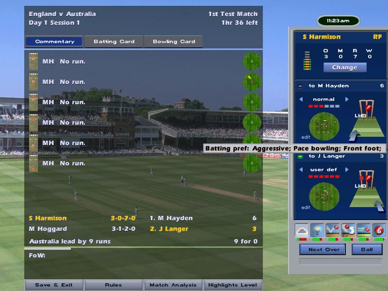 International Cricket Captain Ashes Year 2005 - кадр 1