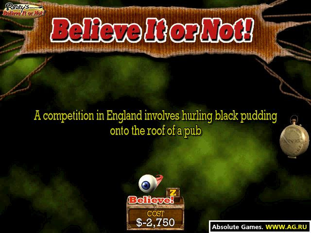 Ripley's Believe It or Not! - кадр 1