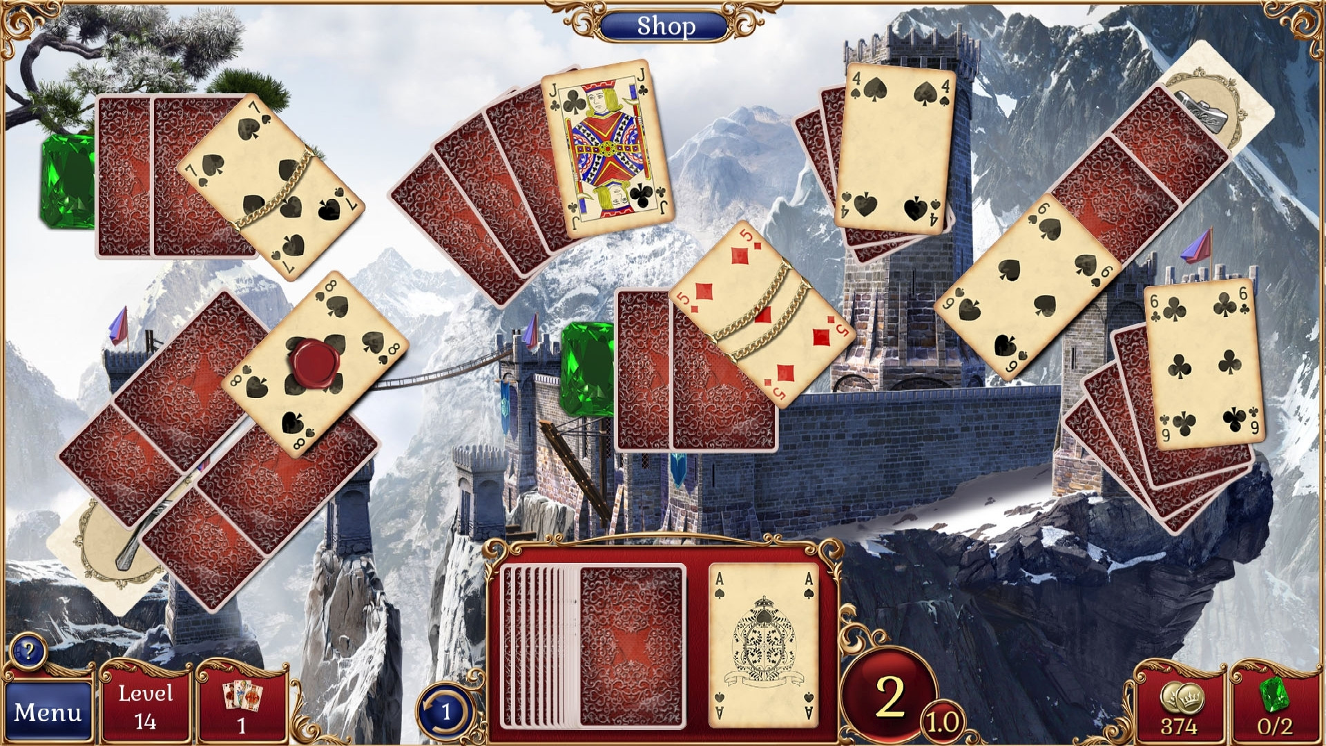 Jewel Match Solitaire 2 Collector's Edition - кадр 1