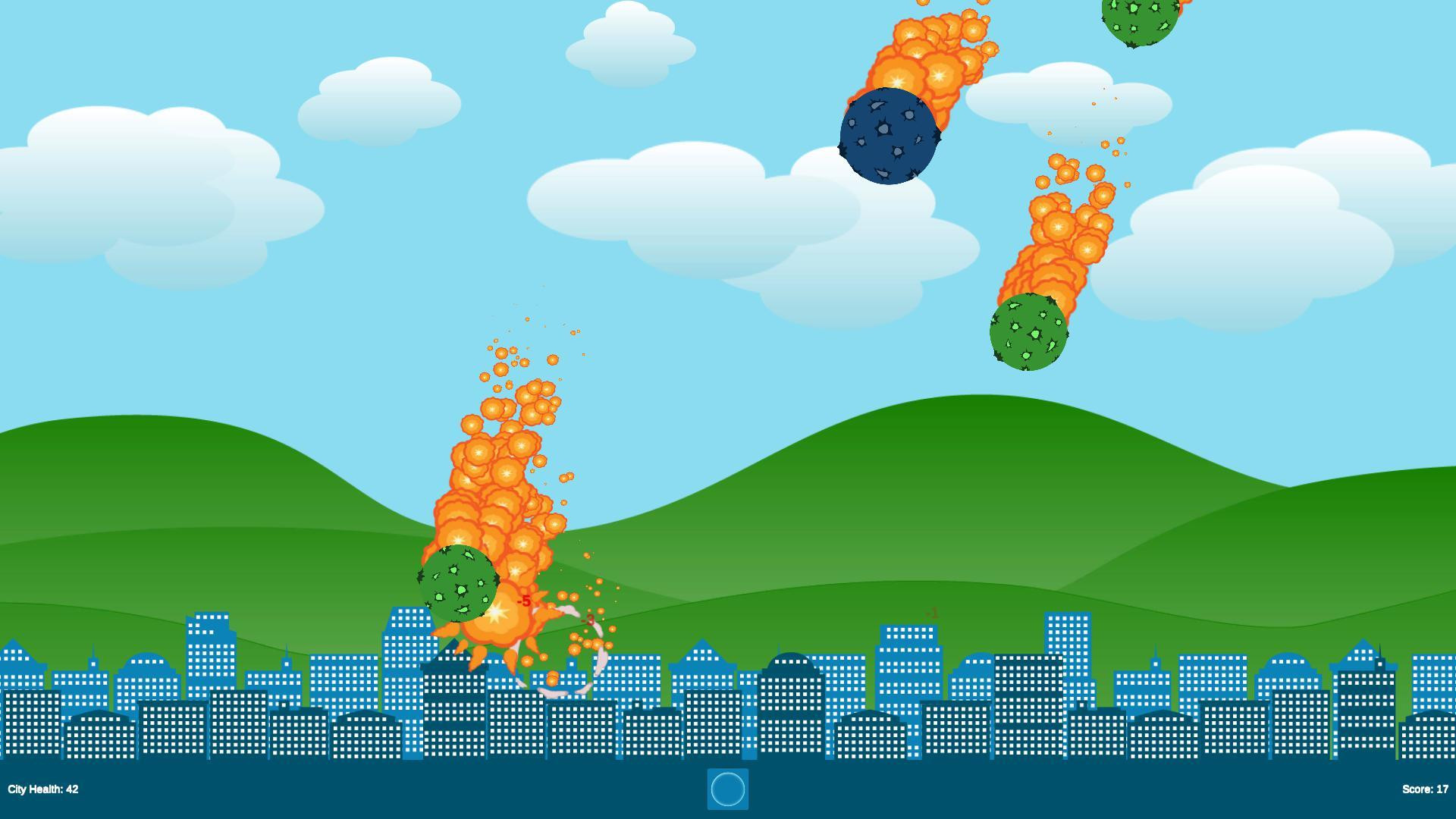 Asteroids destroy the City Simulator 2017 (itch) - кадр 1