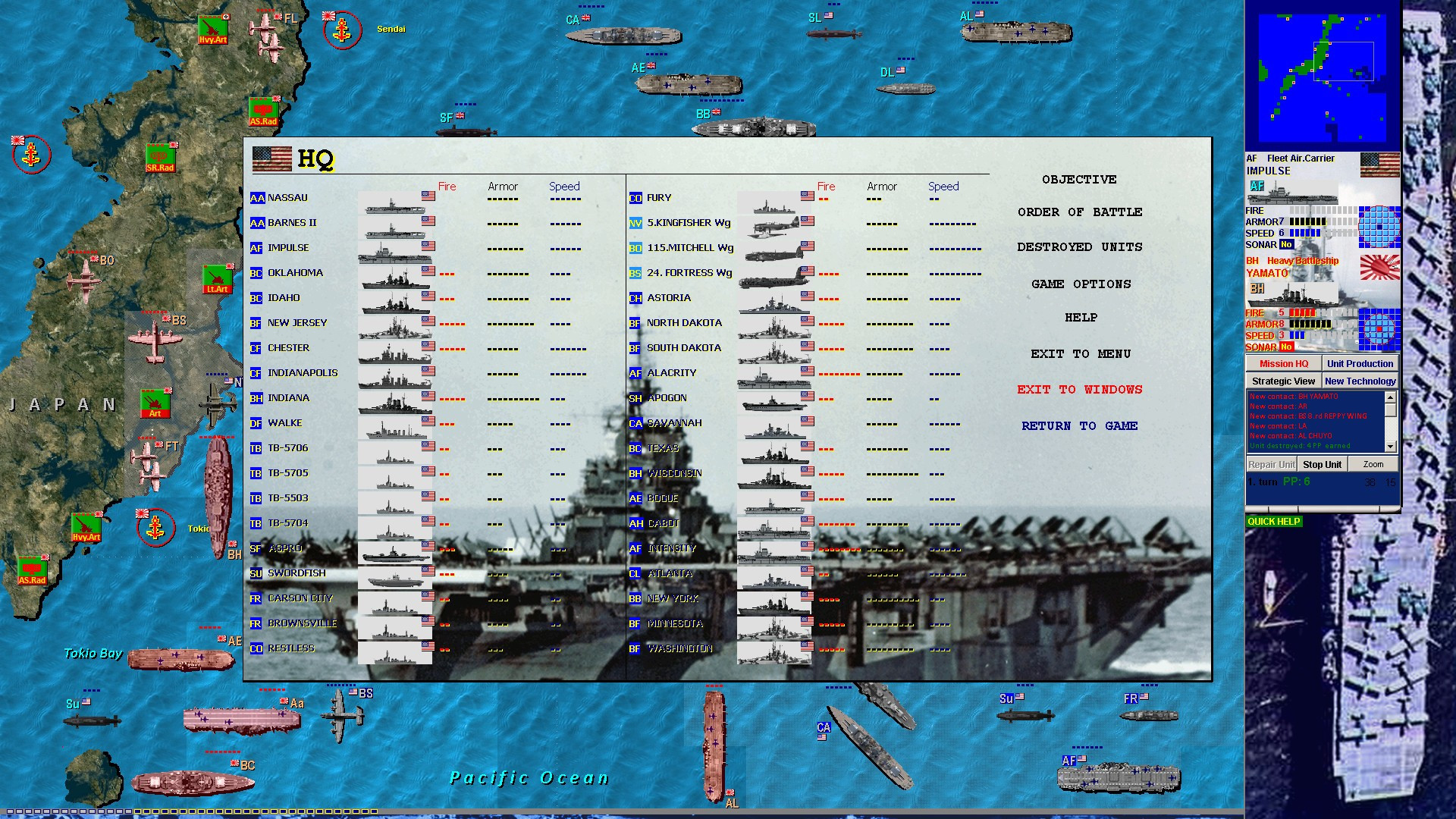 Battleships and Carriers - Pacific War - кадр 1