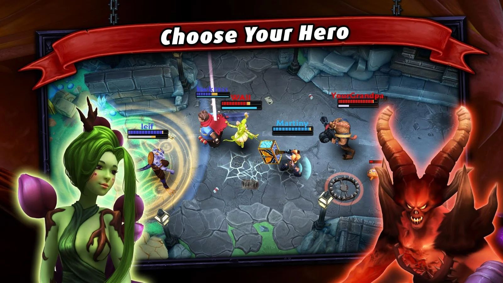 Heroes of SoulCraft - Arcade MOBA - кадр 1