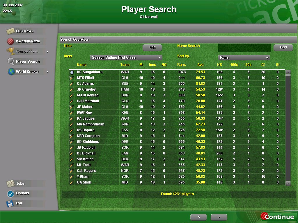 Cricket Coach 2007 - кадр 2