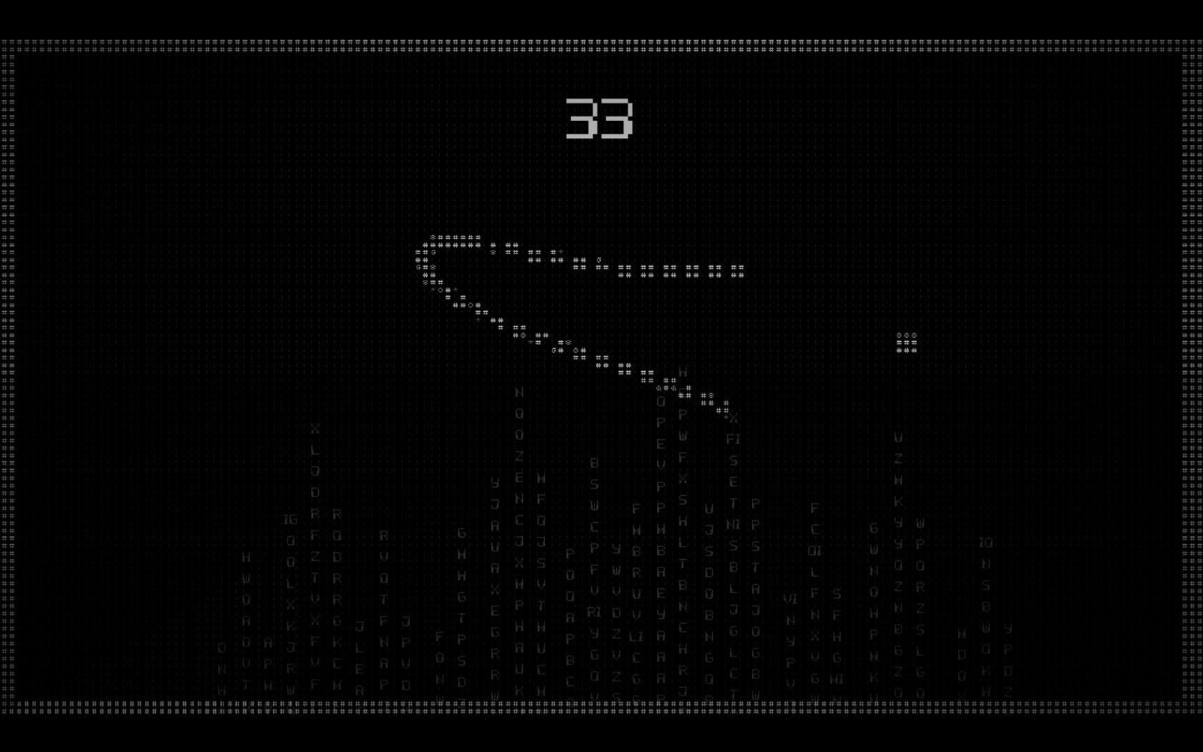 ASCII Game Series: Snake - кадр 1