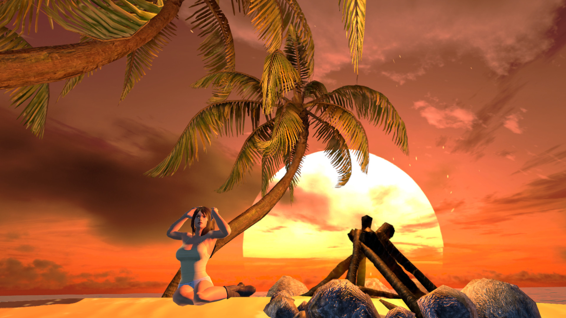 Tropical Girls VR - кадр 1
