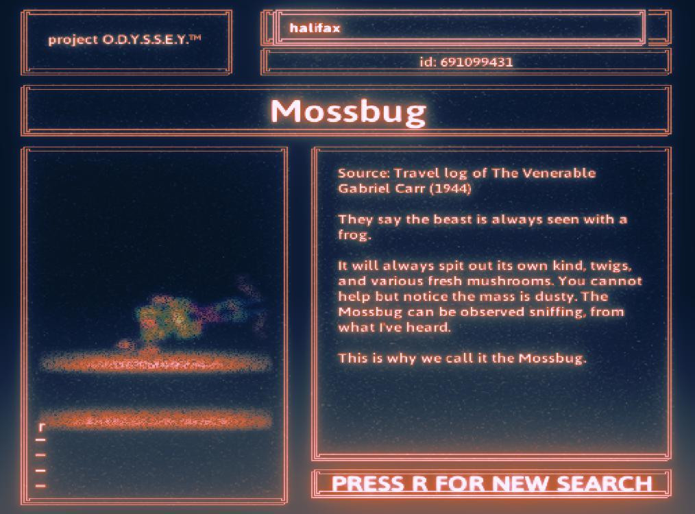 PROJECT O.D.Y.S.S.E.Y. [WEB EDITION] (itch) - кадр 1