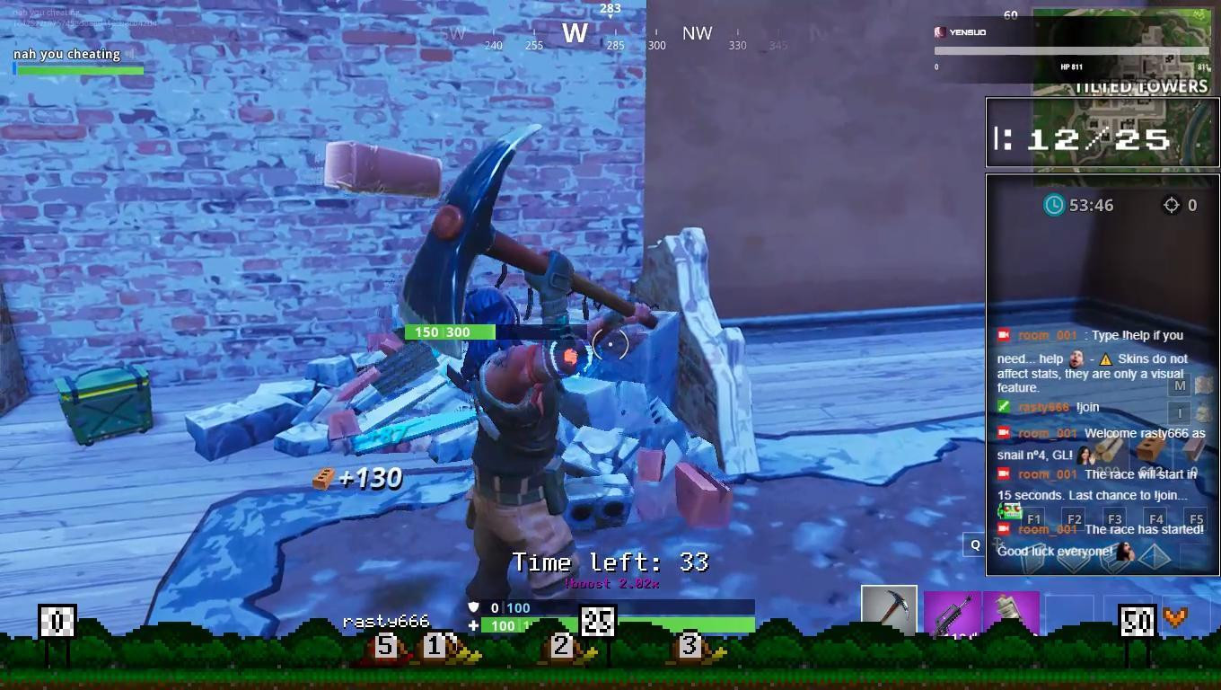 Twitch Plays: Snail Race (interactive overlay) - кадр 1