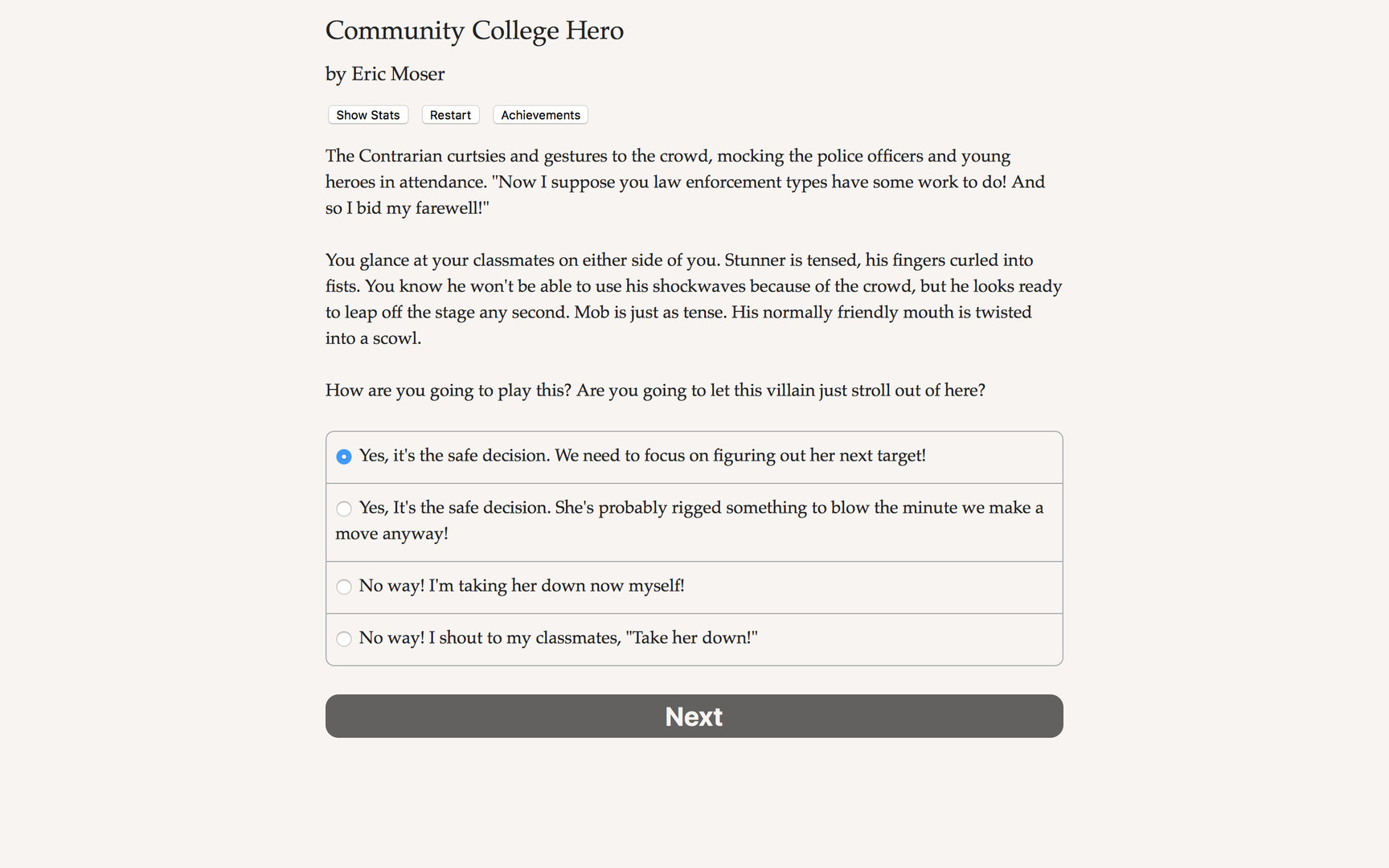 Community College Hero: Trial by Fire - кадр 1