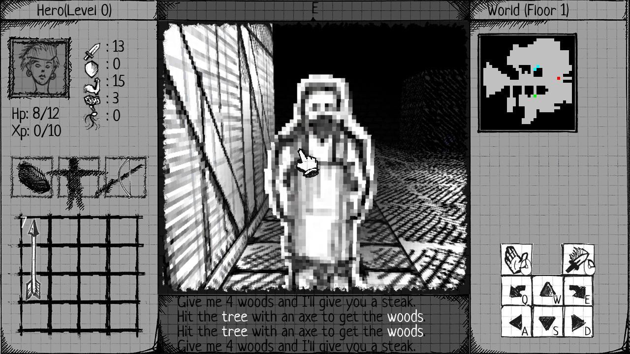 Paper & Ink Dungeon (itch) - кадр 1