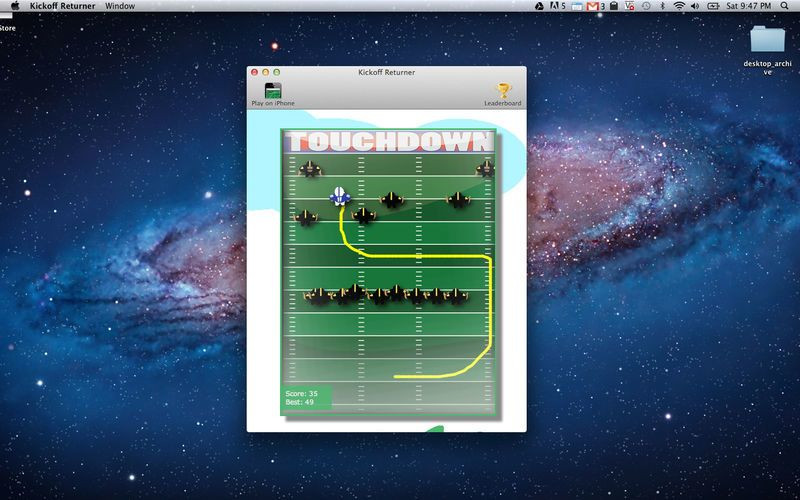 Kickoff Returner Pro - кадр 1
