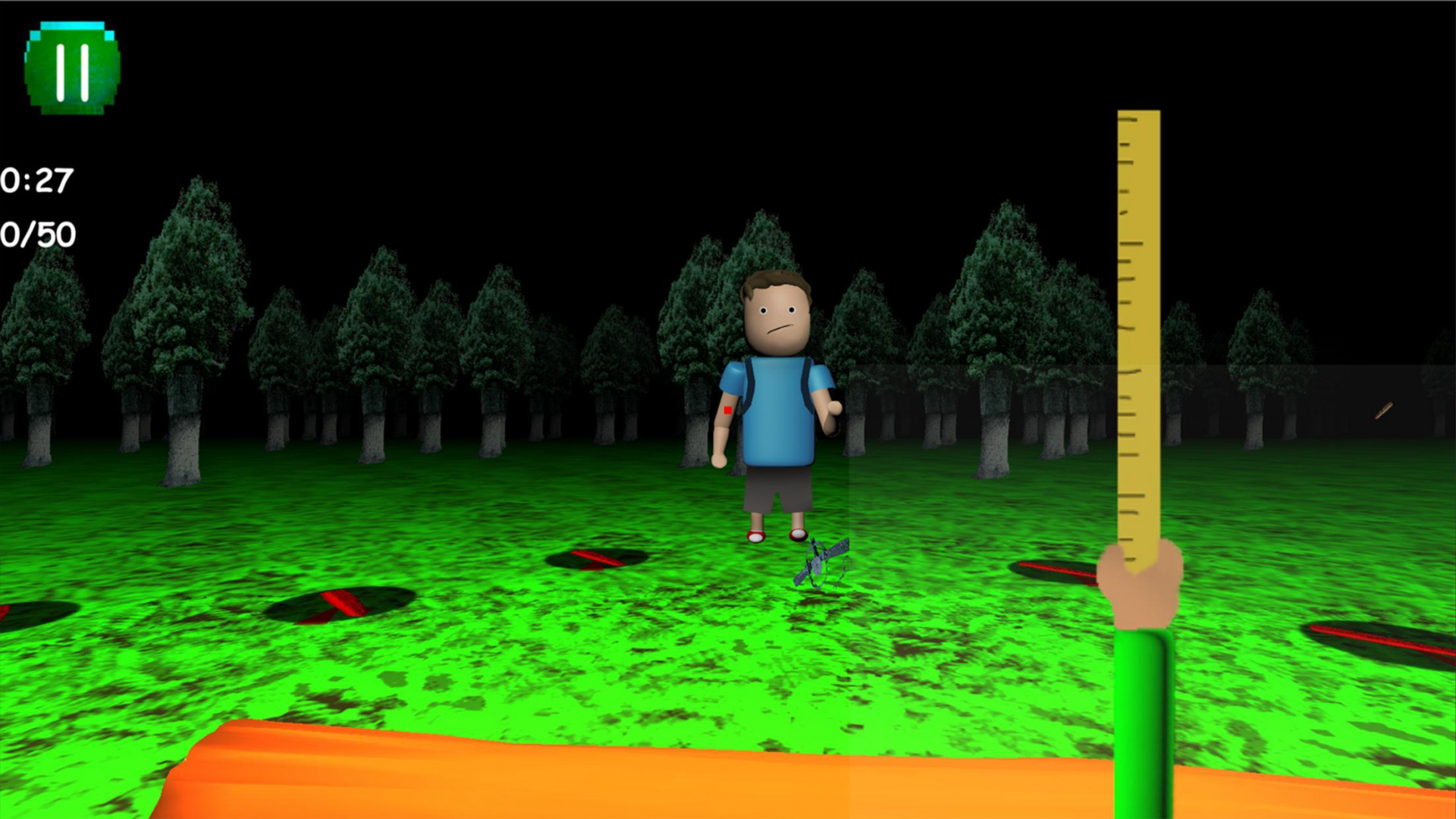 Play for Angry Teacher. Camping (itch) - кадр 1