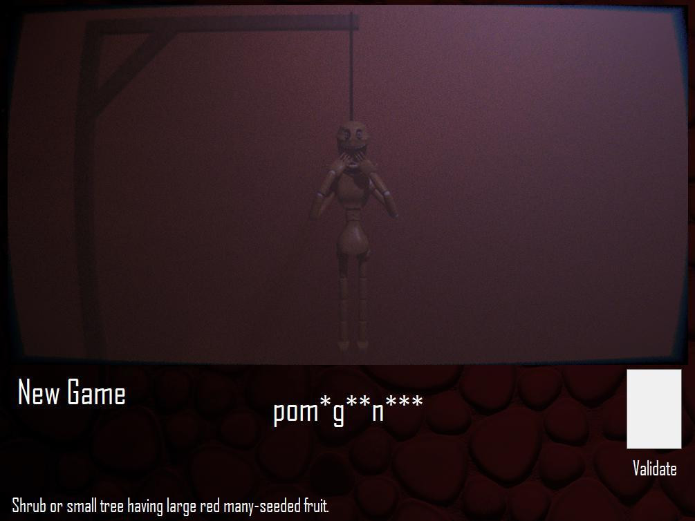 Hangman (itch) (RenderTechUK) - кадр 1
