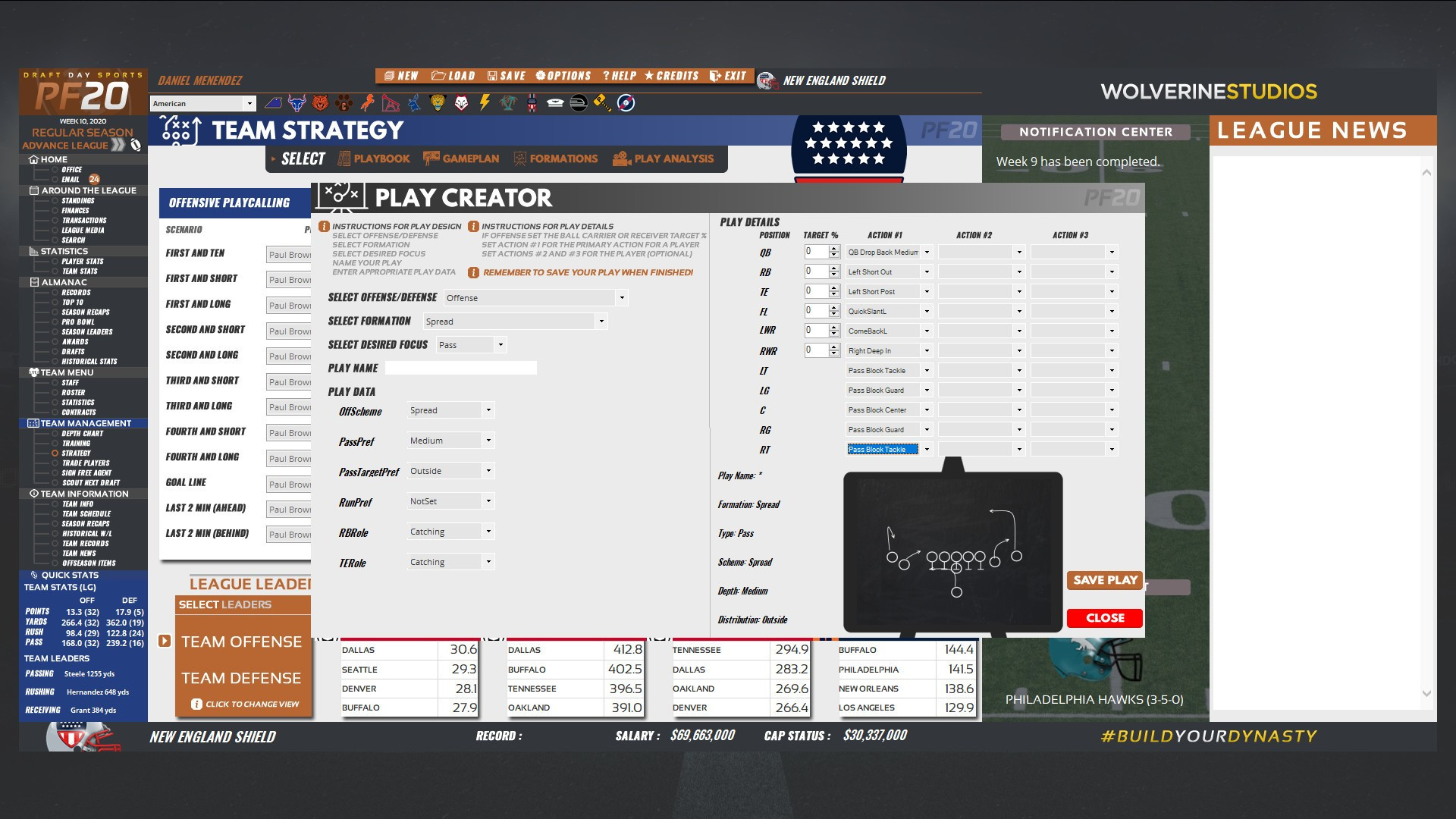 Draft Day Sports: Pro Football 2020 - кадр 1