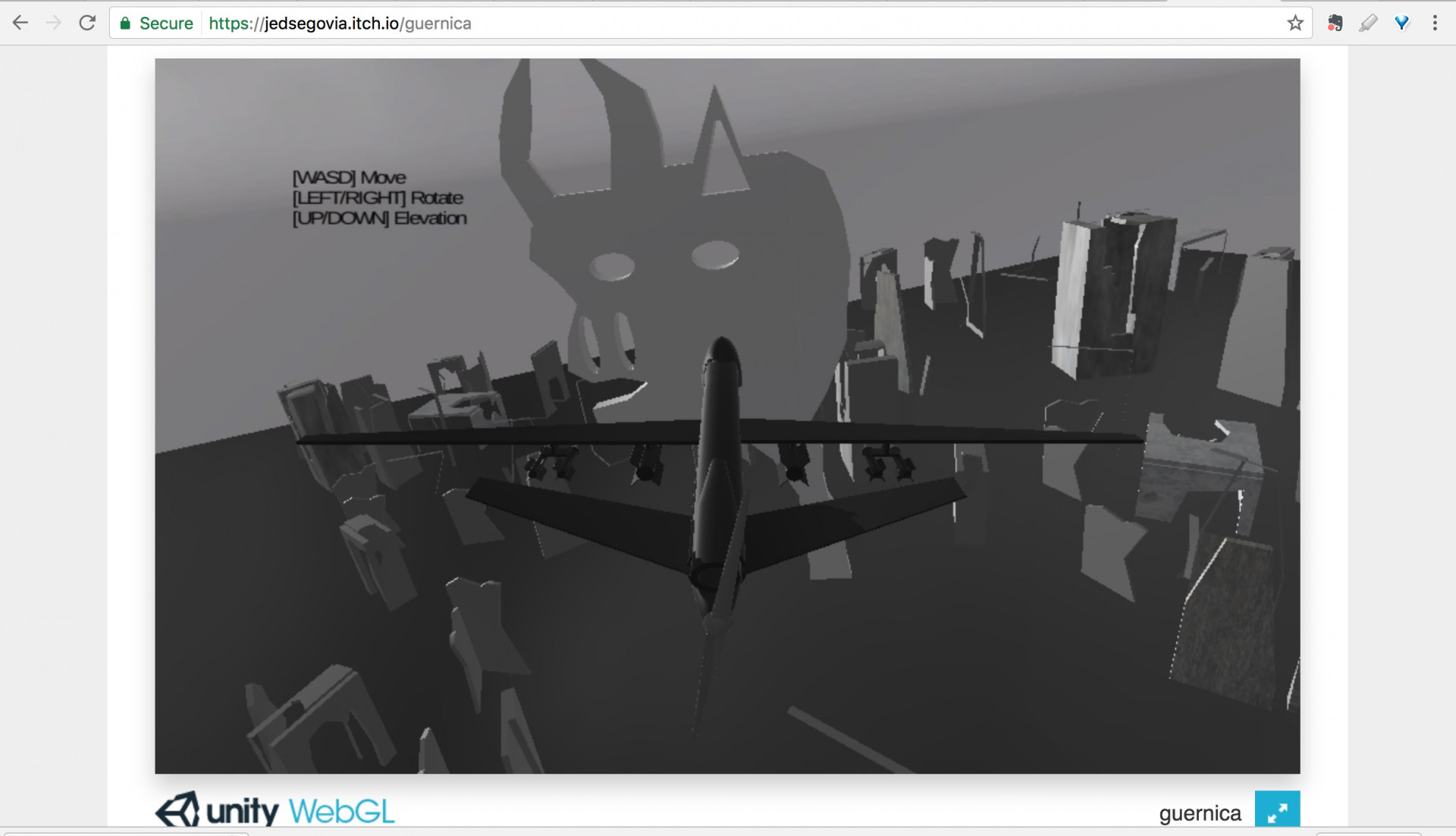 Guernica - Building Worlds Midterm, Fall 2016 (itch) - кадр 1