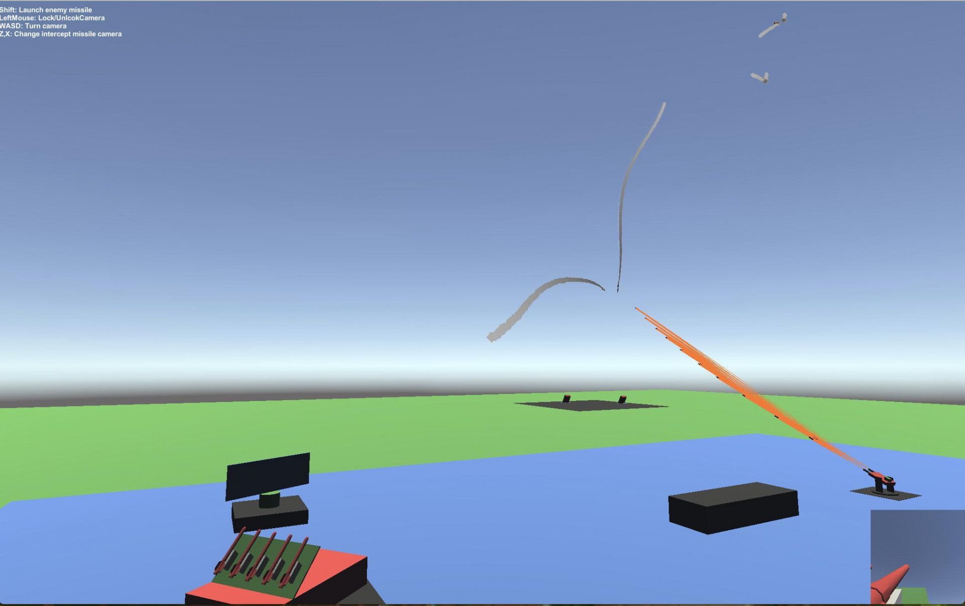 Simple InterceptMissile&TurretBehaviour Demo (itch) - кадр 1
