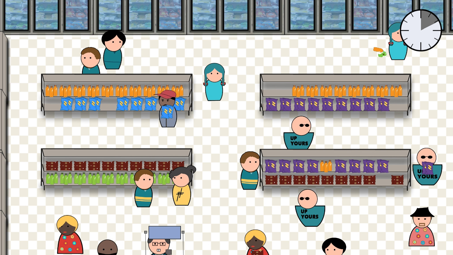 A Normal Day: Kiosk Simulator (itch) - кадр 1