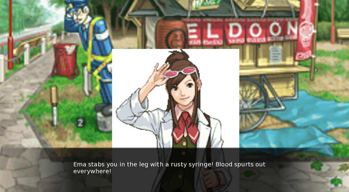 Phoenix Wright - Turnabout Cuddles! (itch) - кадр 1