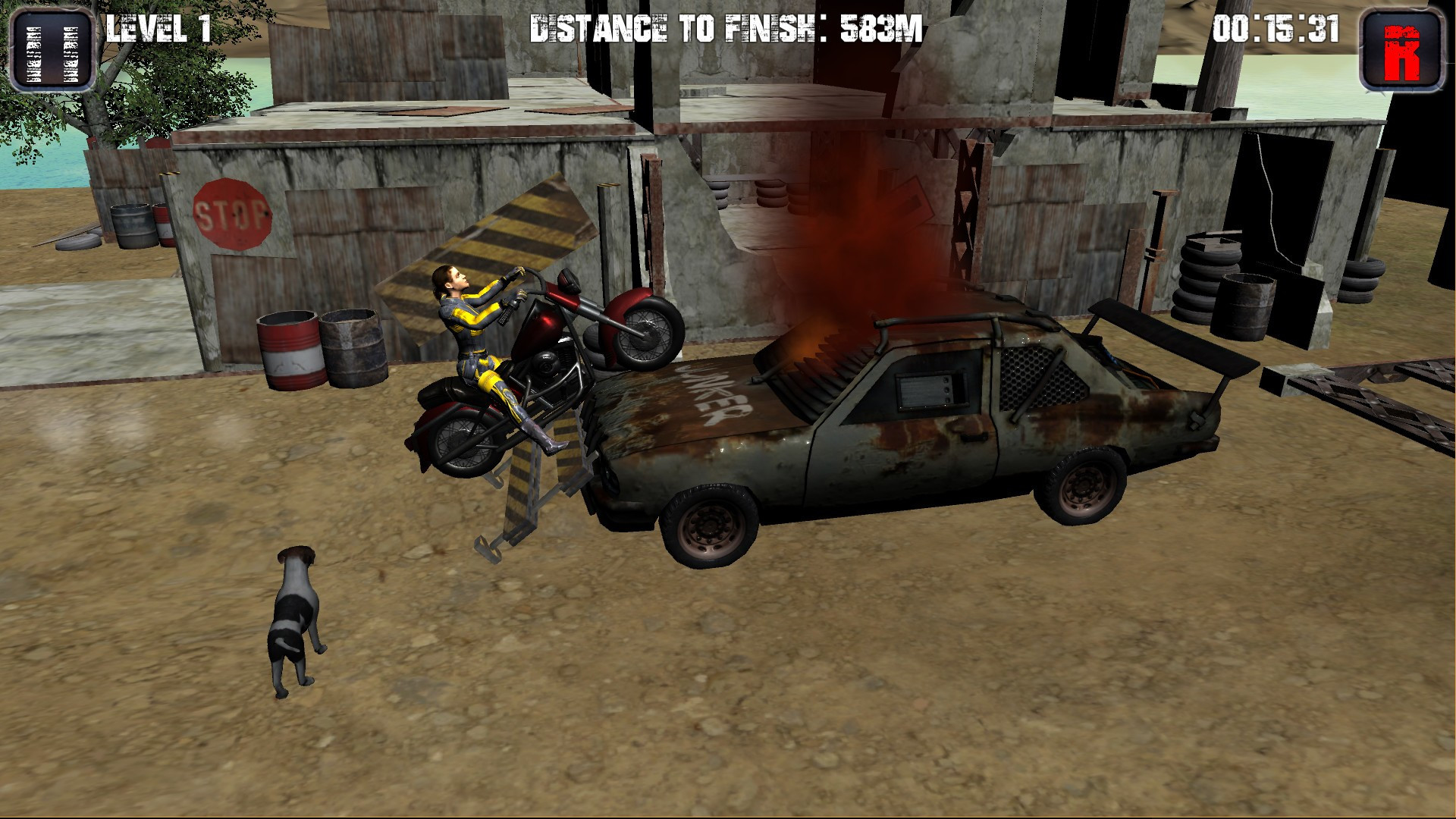 Motorcycle, tricycle, ATV hill racing - кадр 1