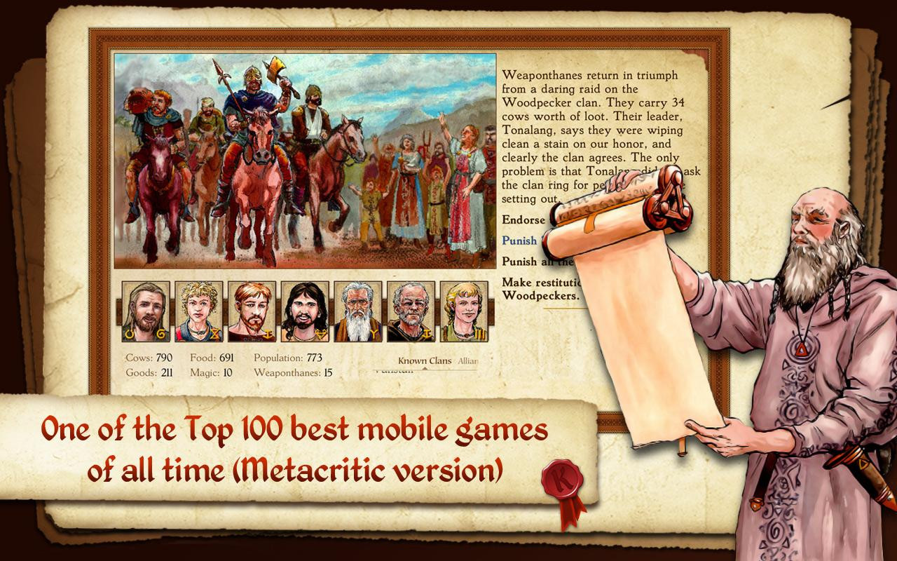 King of Dragon Pass: Text Adventure RPG - кадр 1