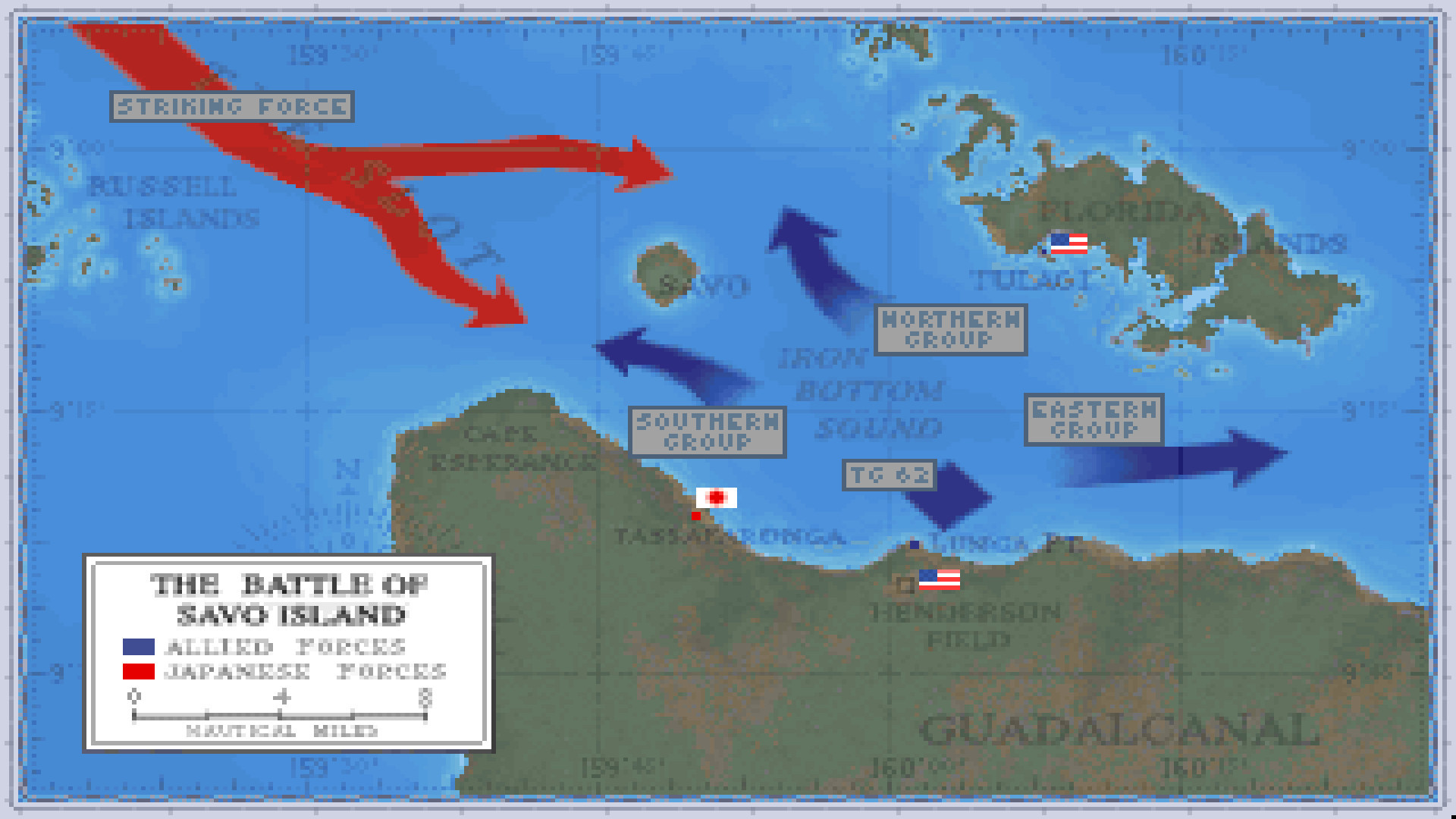 Task Force 1942: Surface Naval Action in the South Pacific - кадр 1