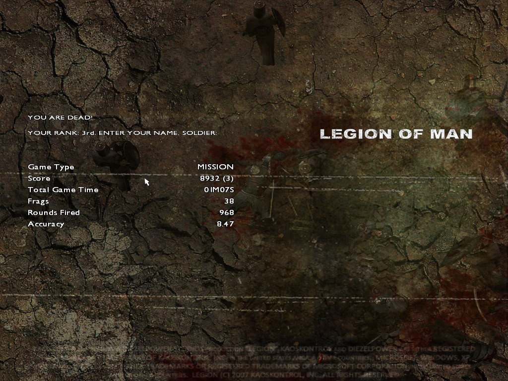 Legion of Man - кадр 2