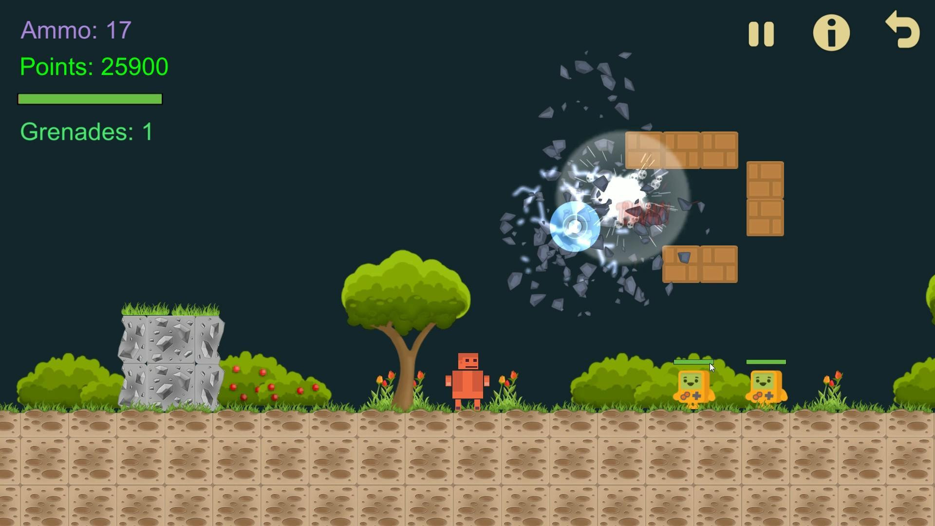 Orange Explorer - Classic Retro Puzzle Platformer (itch) - кадр 1