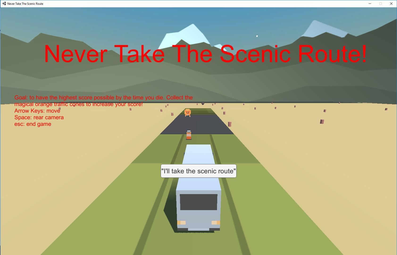 Never Take The Scenic Route! (itch) - кадр 1
