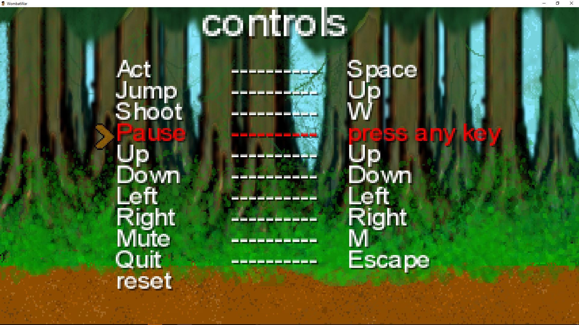 Wombat Wars (itch) - кадр 1