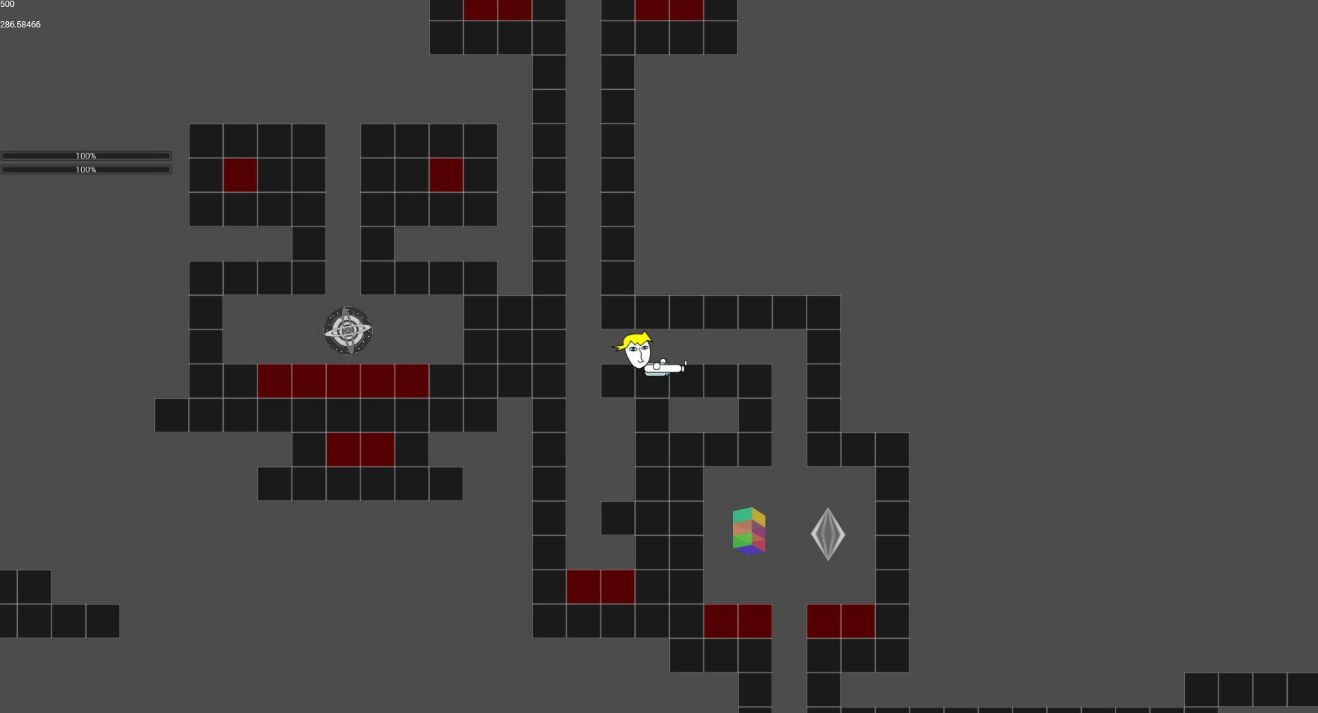 Mouse controled, jetpack dude (itch) - кадр 1