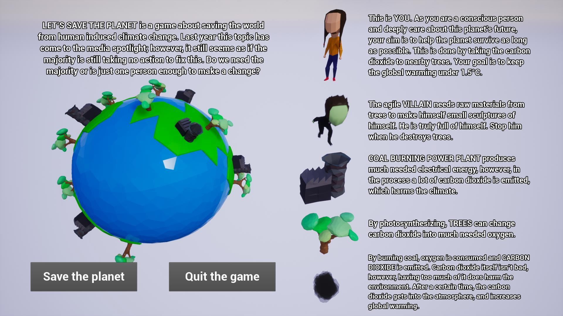 Let's save the planet (itch) - кадр 1