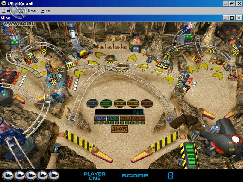 3-D Ultra Pinball - кадр 1