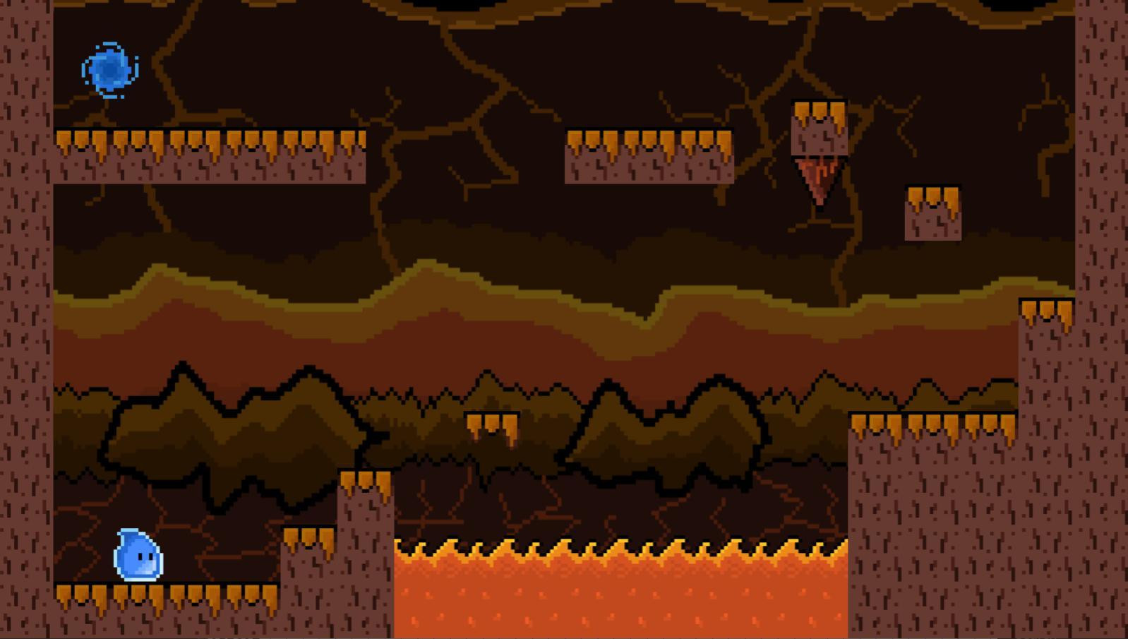 Droplet and the Volcano (itch) - кадр 1