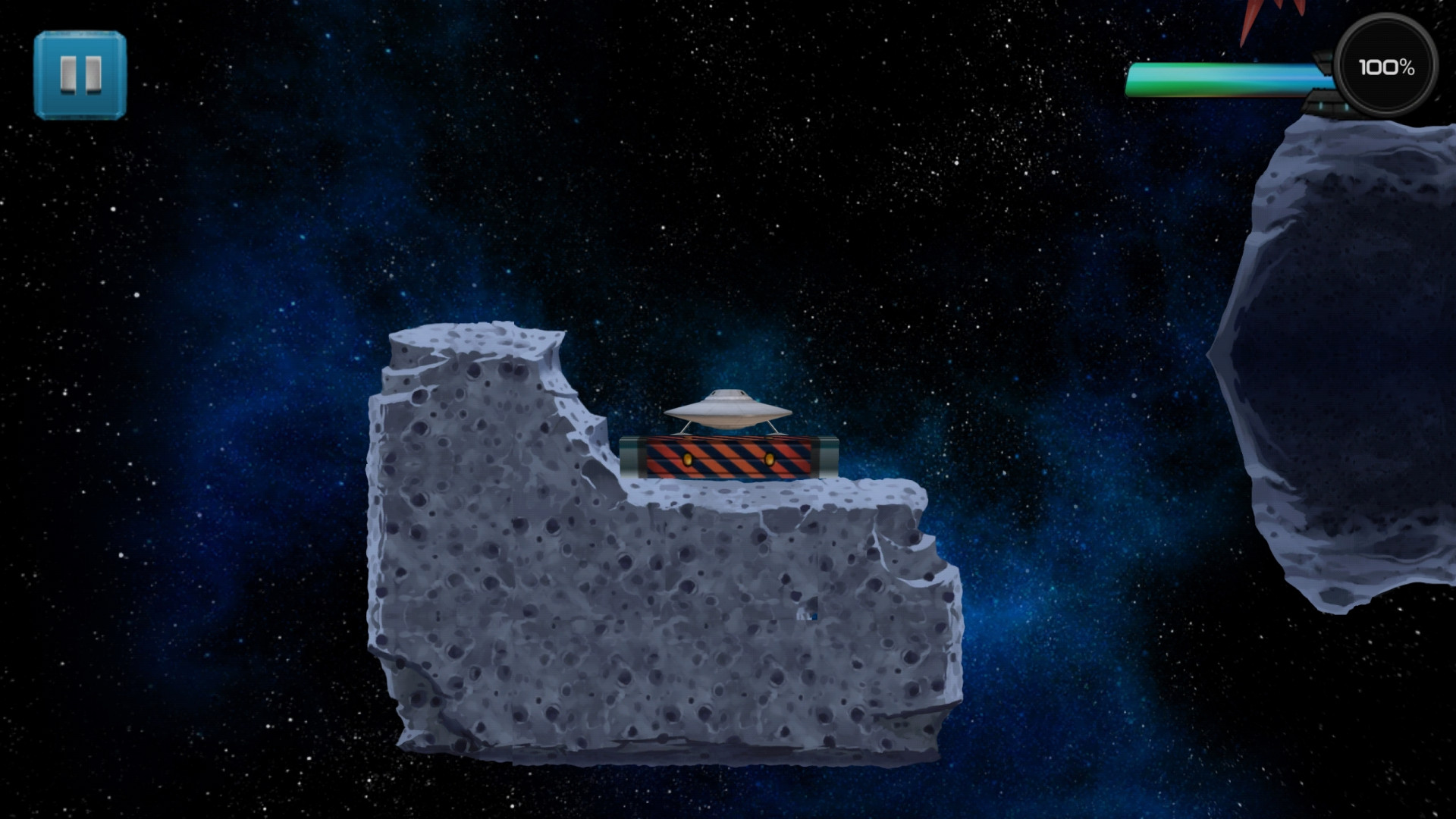 UFO Lander - lunar lander mission - explore cosmos (itch) - кадр 2