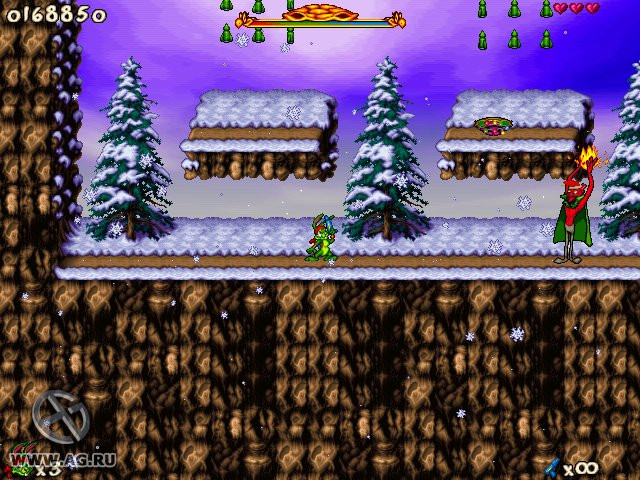 Jazz Jackrabbit 2 Holiday Hare '98 - кадр 1
