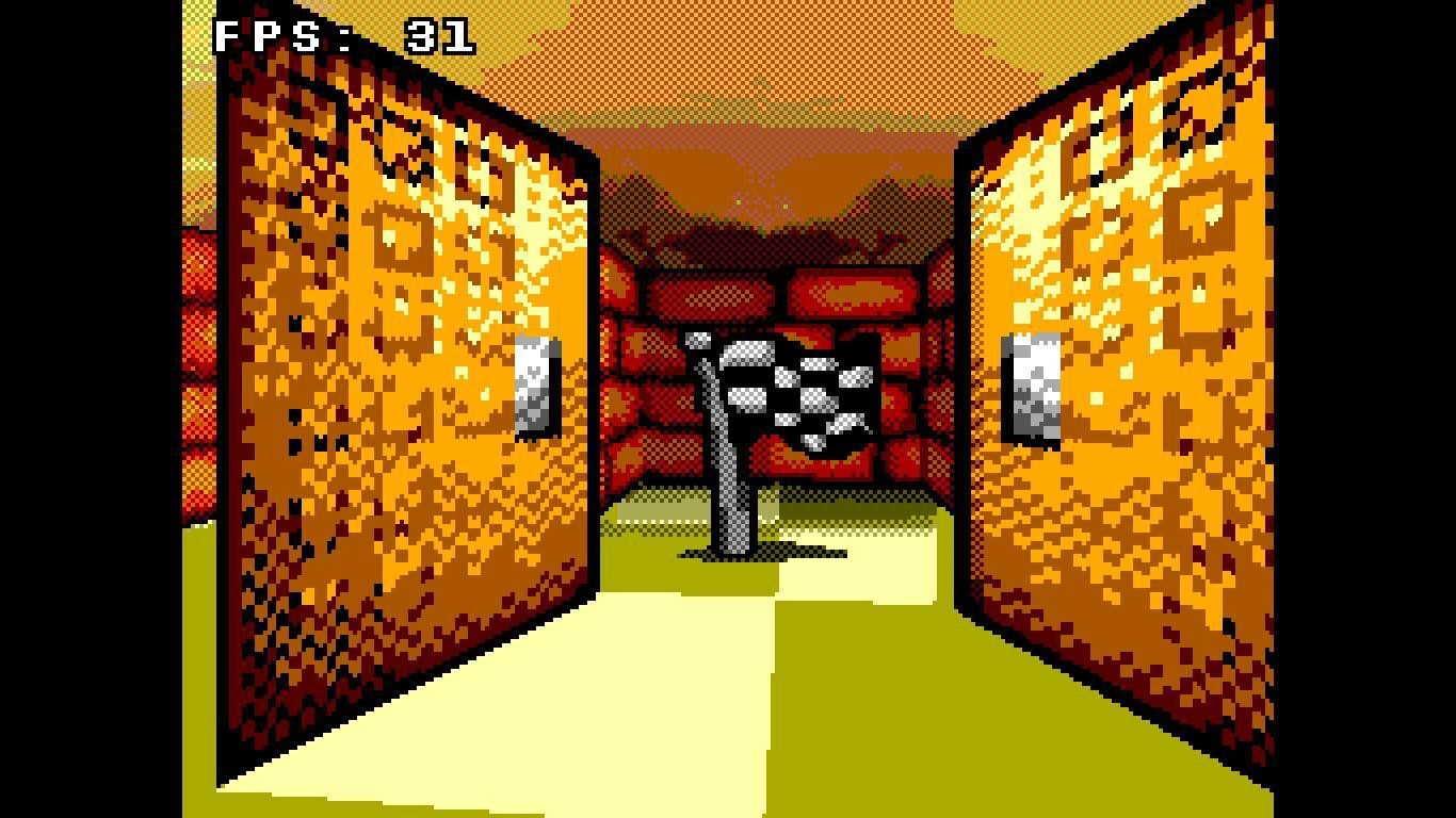 Software Rendered 3D Maze - Tech Demo (itch) - кадр 1