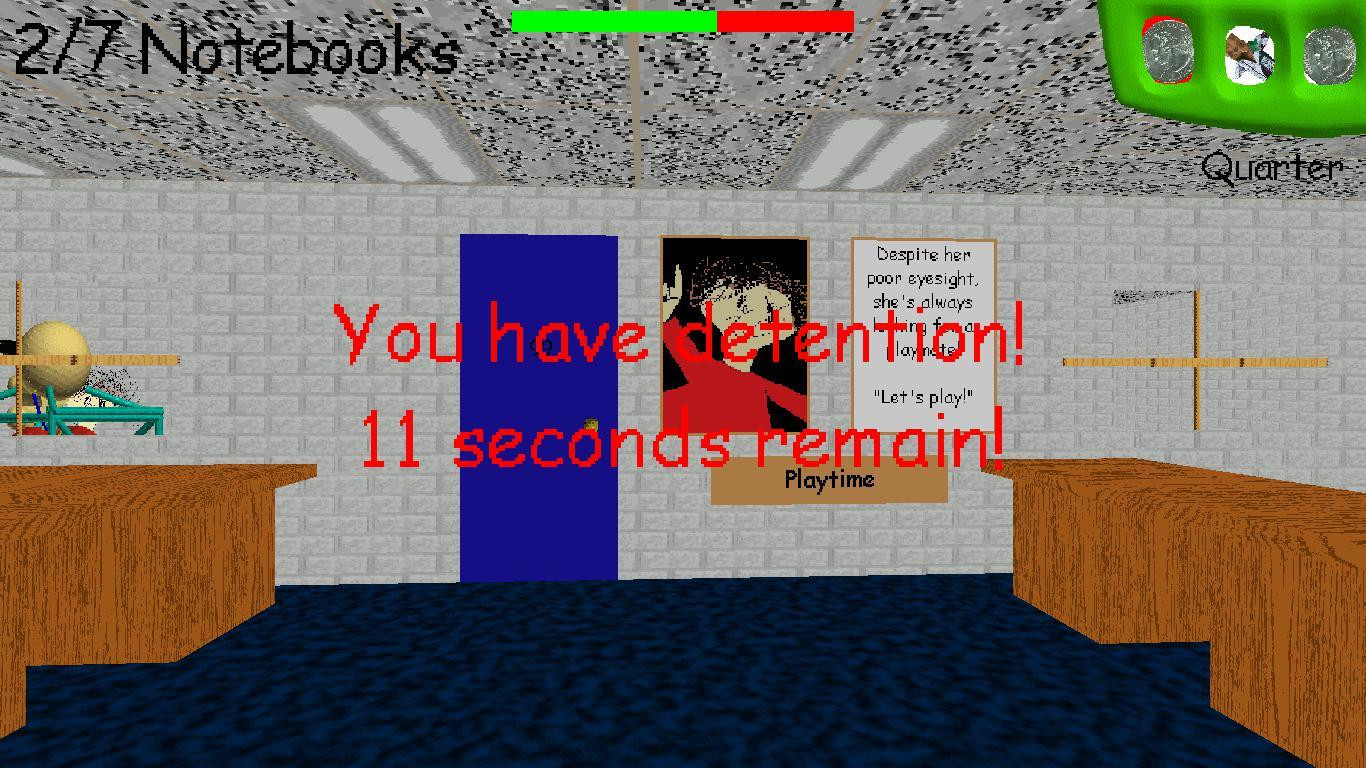 Baldi's basics 1.4.1.b A version that Mystman12 removed (itch) - кадр 1