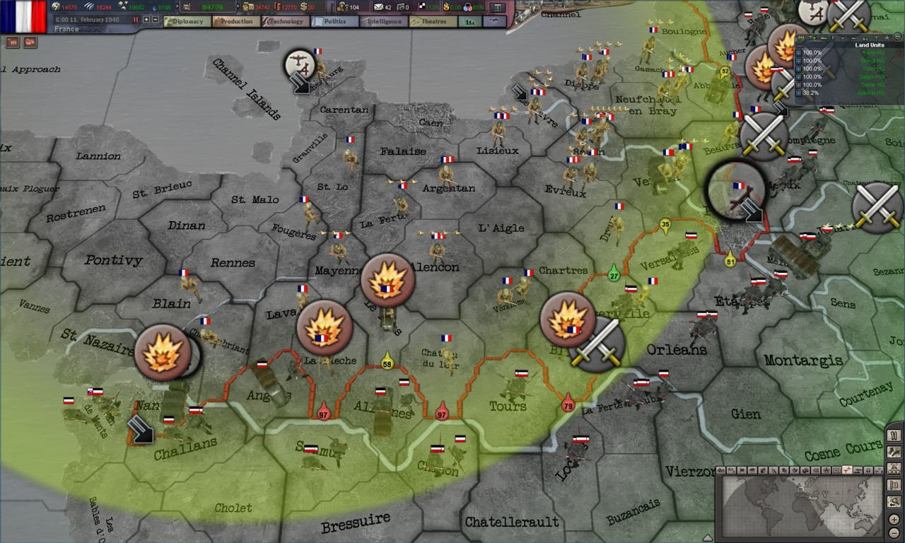 Hearts of Iron III: Their Finest Hour - кадр 2