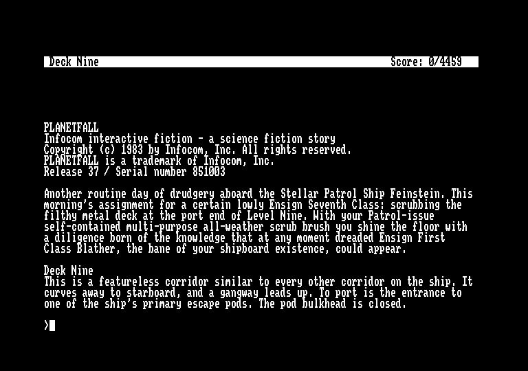 Planetfall - кадр 1
