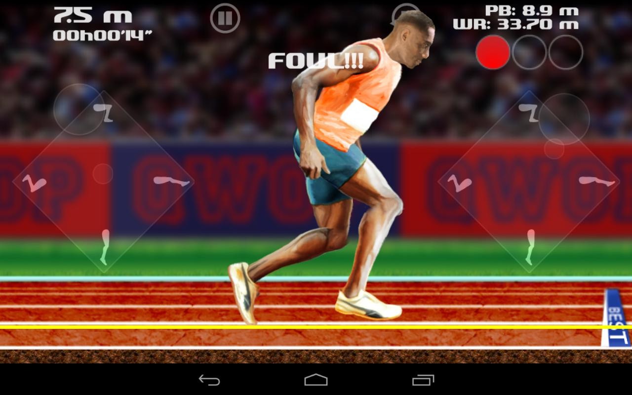 QWOP mobile - кадр 1
