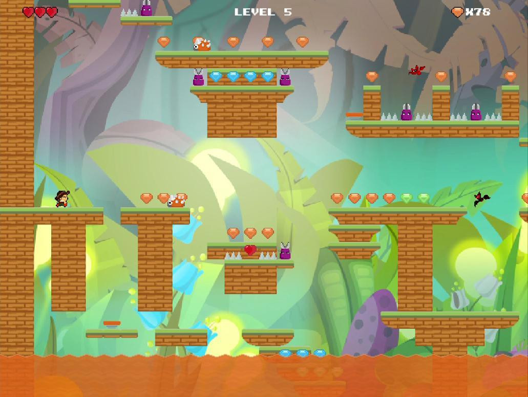 Lava Rolling Kid (itch) - кадр 1