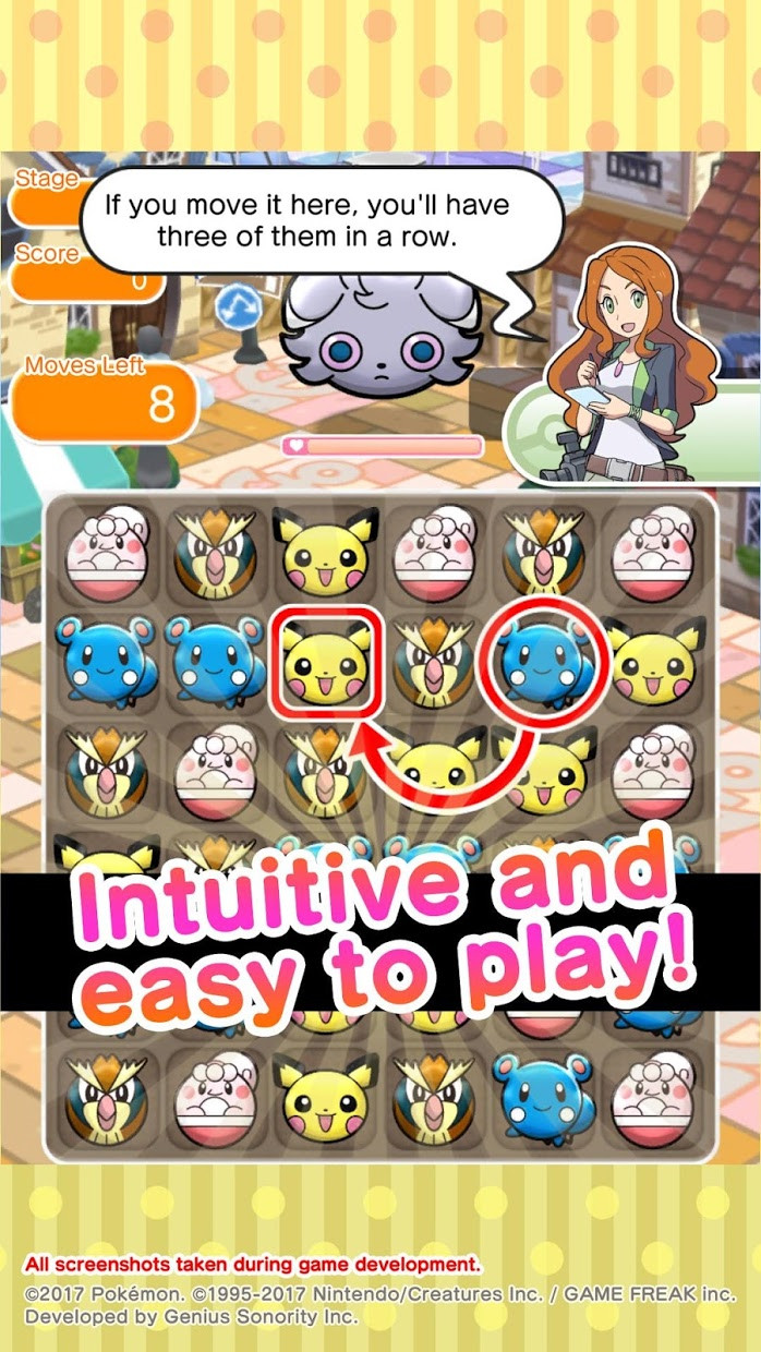 Pokémon Shuffle Mobile - кадр 1