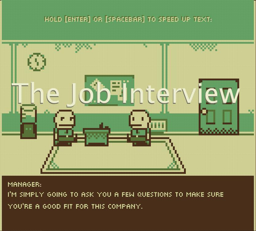 The Job Interview (davebertaud) (itch) - кадр 1