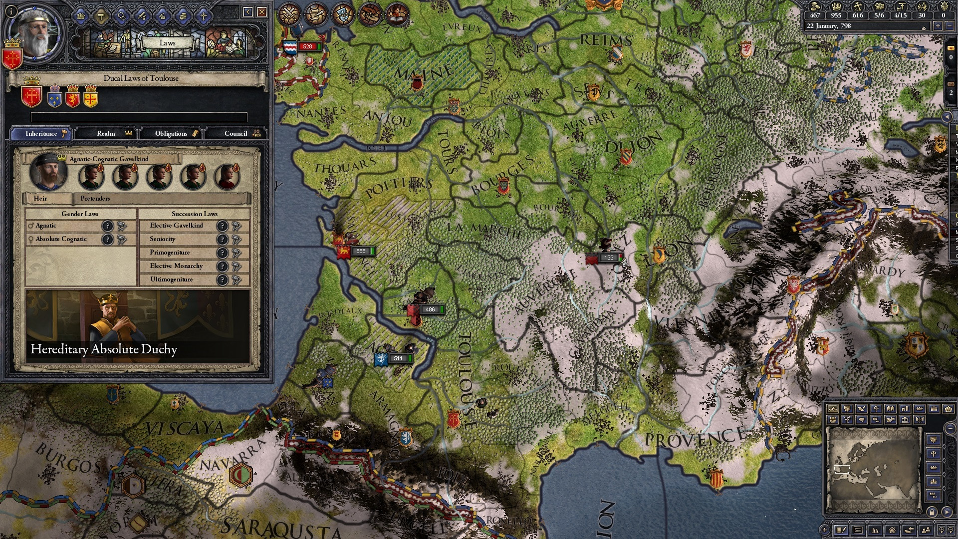 Crusader Kings II: Conclave (itch) - кадр 1