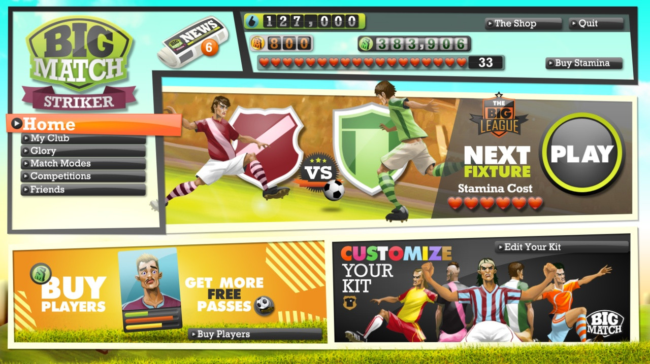 Big Match Striker - кадр 5