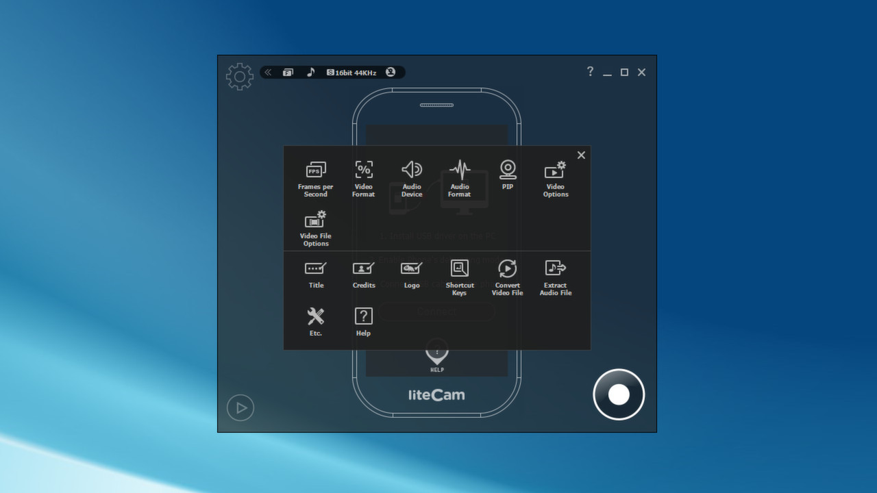 liteCam Android: No Root Android Screen Recorder - кадр 1