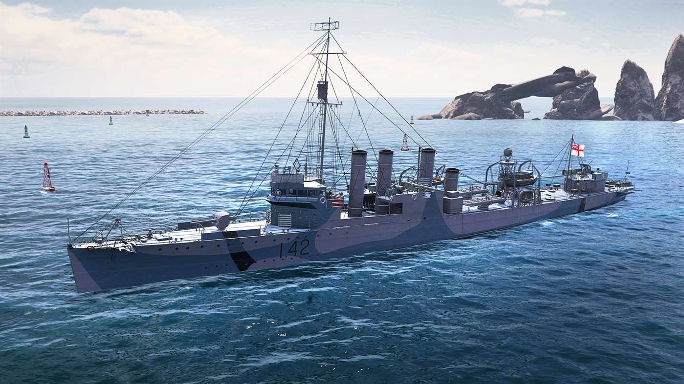 World of Warships: Legends. Navy Warrior - кадр 1
